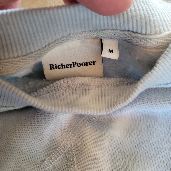 Richer Poorer sweat shirt. - Picture 4 of 10